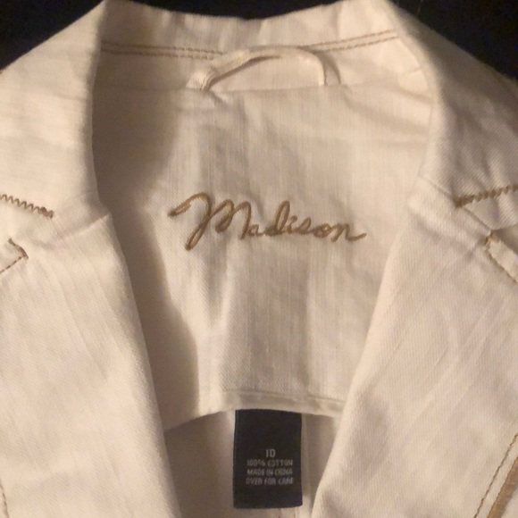 Vintage “MADISON” jacket, tapered fit, Women’s 10 - Picture 7 of 8